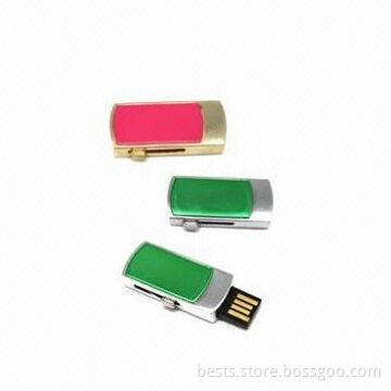 Fashionable UDP USB Flash Disks, 1 to 32GB, Customized Logos are Accepted